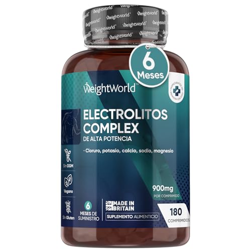 Eletrólitos Keto sem açúcar 900 mg de potência, 180 comprimidos veganos, magnésio, potássio, sódio, cálcio e cloreto que proporcionam equilíbrio de sais minerais para desporto para 6 meses