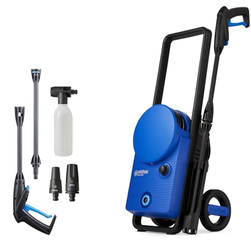 Nilfisk Hidrolimpeza de alta pressão, Core 125 bares, mini máquina de lavar para jardim, pátios e carros (1400 W)
