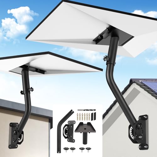 Suporte Starlink Gen 3, kit de montagem ajustável compatível com a antena padrão V3 da Starlink, suporte para poste V3, 360° ajustável suporte de parede/teto para Starlink.