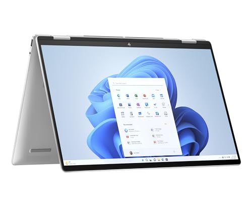 HP Envy x360 16-ac0011ns Computador portátil conversível de 16" OLED 2,8 K multitoque (Intel EVO Core Ultra 7, 32 GB RAM, 1TB SSD, Intel Graphics, Windows 11) prateado - teclado QWERTY espanhol