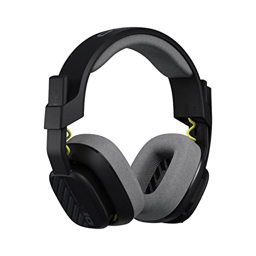 ASTRO A10 Auriculares Gaming Gen 2 com cabo, auriculares Over-ear para jogar, microfone rotativo para silencioso, transdutores de 32 mm, compatíveis com PS5, PS4, Nintendo Switch, PC, Mac, preto