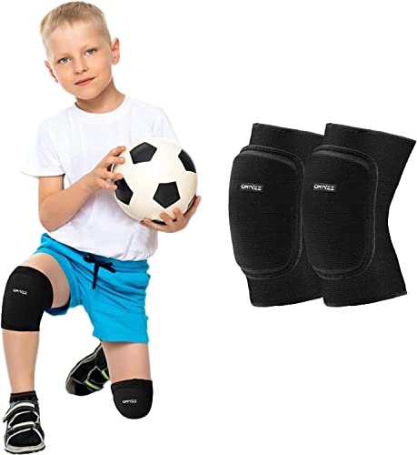 ONTYZZ Manga de joelho infantil 1 par elástico algodão joelheiras para crianças apoio de bandagem de joelho para dança desportiva