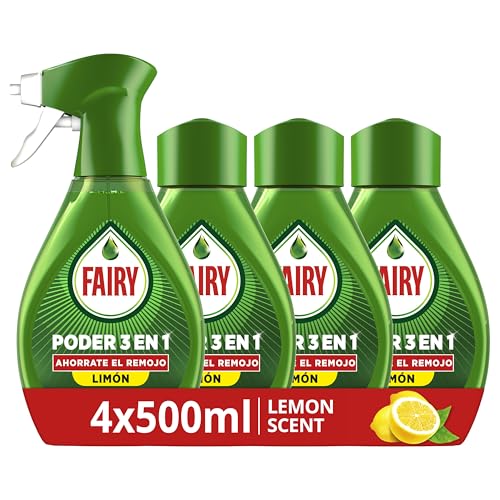 Fairy Poder sem imersão em spray de limão substituição, louça e cozinha, anti-gordura, 2000 ml