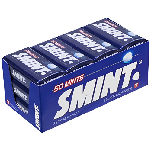 Smint Tin hortelã, caramelo comprimido sem açúcar, 12 unidades de 35 g. (Total 420 gr.)