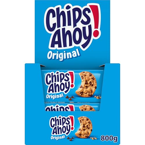 Chips Aho! - Bolacha com pepitas de - pacote de embalagens X 40 g, chocolate, 20 unidades