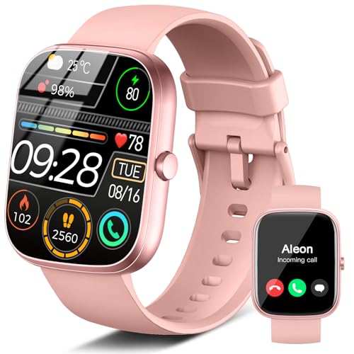 Relógio inteligente homem mulher, 1,91" Smartwatch chamadas Bluetooth, pulseira atividade com monitor de sono/podómetro, 110 modos desportivos, impermeável IP68 Smart Watch para iOS Android