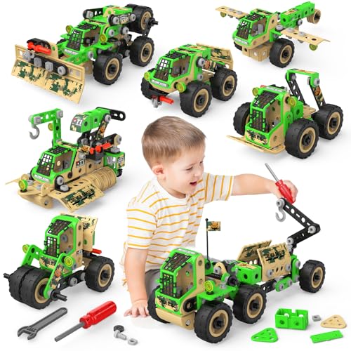 MOONTOY Blocos de construção 229 peças, jogos educativos, brinquedos Montessori Stem criatividade, presente para crianças 4-10 anos