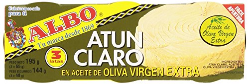 Albo Atum claro em azeite virgem extra, 3 x 48 g