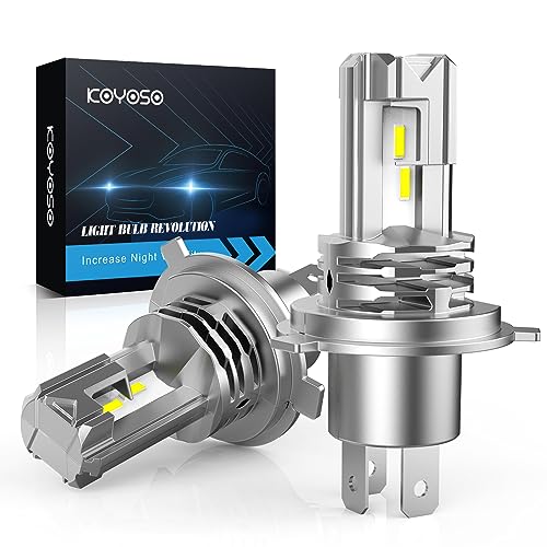 KOYOSO H4 Lâmpadas LED 50 W 10000LM para 12 V automóvel e motocicleta como feixe alto/baixo