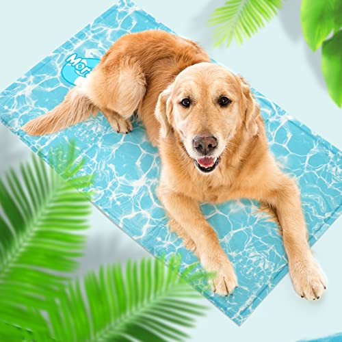 Cama refrescante cães manta de refrigeração para cães e gatos cama fria de verão tapete tapete refrescante tapete fresco para animais de estimação grande XL 100 x 60 cm