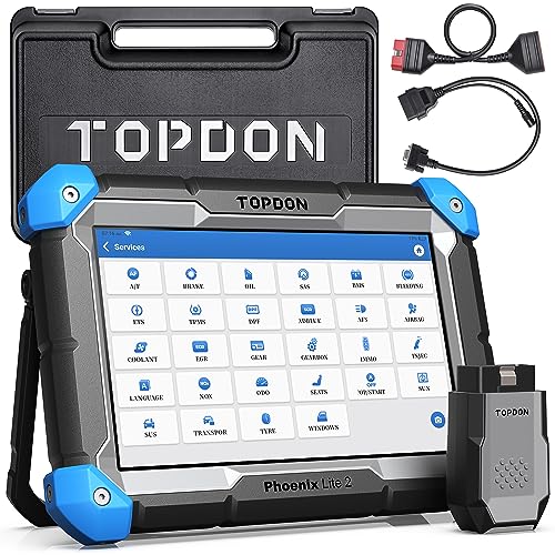 TOPDON Diagnóstico de carro multimarca, Phoenix Lite 2 diagnóstico de todos os sistemas de nível OE, 28 funções de serviço de manutenção, codificação online ECU, controlo bidirecional