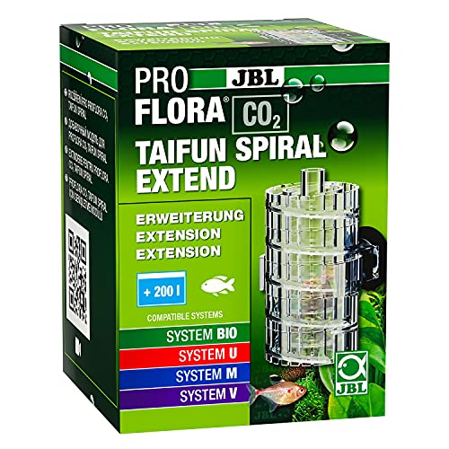 JBL PROFLORA CO2 Taifun Spiral Extend, módulo de expansão para reatores de CO2 PROFLORA CO2 Taifun Spiral 5 e 10, para 200 l mais capacidade