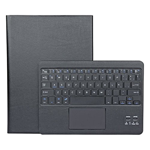 Capa com teclado Bluetooth costaCloud teclado Bluetooth sem fios 3.0 QWERTY espanhol com multi Touchpad - compatível 9 - 10,6 polegadas qualquer Windows / Android OS Tablet PC (tamanho adequado do