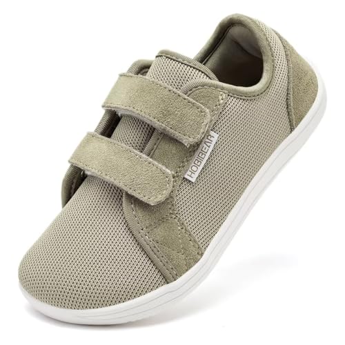 HOBIBEAR Calçado escalço largo para meninos meninas Outdoor Trail Running Minimalist Walking Shoes