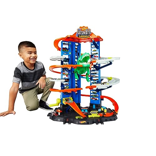Hot Wheels Ultimate Garage, garagem e pista para carros de brinquedo (Mattel GJL14)