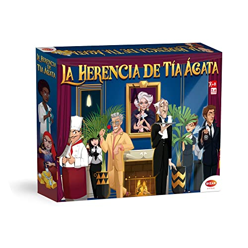 Bizak Jogo A herança da tia Agata, use toda a sua inteligência e seja estrategista para remover os adversários numa Mansão cheia de armadilhas, para toda a família (62855053)