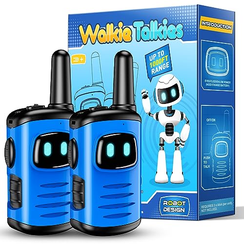 EUCOCO Walkie Talkie Crianças, brinquedos para crianças 3 4 5 6 7 8 anos presente criança 3-10 anos jogos crianças 3-10 anos presentes aniversário crianças escola brinquedos exterior para crianças
