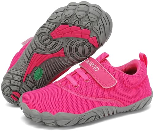 SAGUARO Sapatilhas Barefoot para crianças, antiderrapantes, leves, calçado escalços, tamanho 24-36