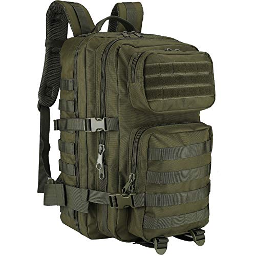 ProCase Mochila tática militar, 40 litros, sistema Molle, mochila de grande capacidade para uso militar, mochila de emergência de 3 dias para caça, caminhadas, acampamentos e atividade ao ar livre