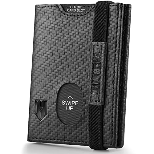 DODENSHA DDSEU-QB002-TRIFOLD Wallet, Carbono, Minimalista