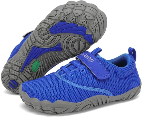 SAGUARO Sapatilhas Barefoot para crianças, antiderrapantes, leves, calçado escalços, tamanho 24-36
