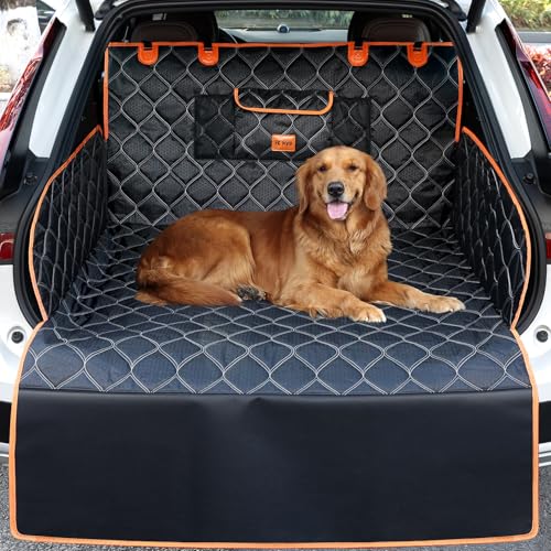KYG Protetor carteira carro cão com proteção contra choques compridos, cobertura carteira carro para Station Wagons, capa porta-moedas carro impermeável, antiderrapante e resistente 215 x 110 cm