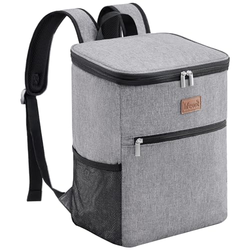 Lifewit Mochila de refrigeração, bolsa térmica para alimentos, mochila grande e macia para a praia, piqueniques, dia no campo, churrascos
