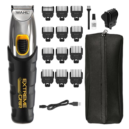 Wahl Extreme Grip Bartschneider, Bartschneider für Männer Barttrimmer für Männer Rastrappelschneider, WirelesTrimmer Herrenpflege-Set Bartpflege für Männer