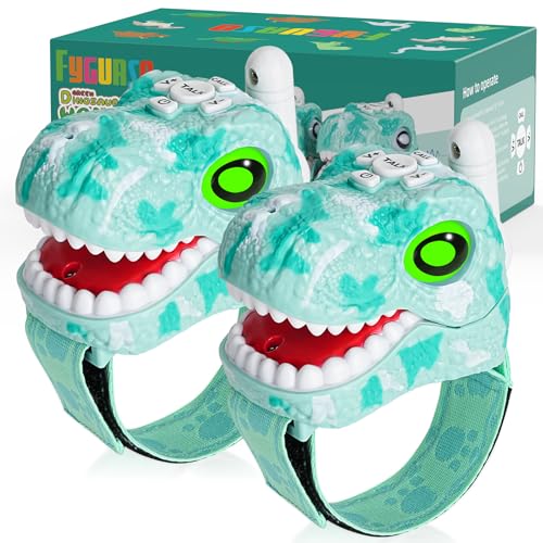 Fygurso Walkie Talkies para meninos e meninas de 3 a 8 anos, brinquedos para aventuras ao ar livre, campismo, Halloween, Natal, presentes de aniversário (Âmbito de conversa de 1000 m)