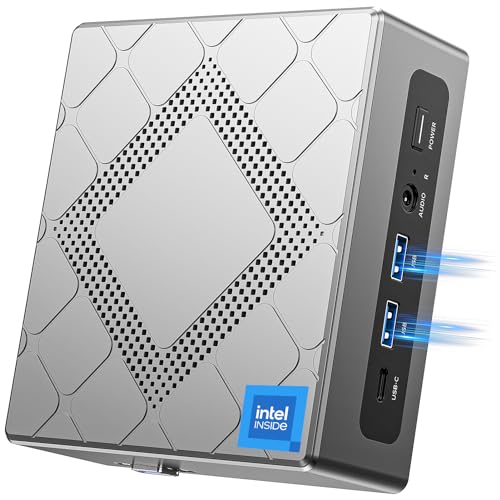NiPoGi CK10 Mini PC 32 GB DDR4 RAM, SJFS I5-12600H, até 4,5 GHz, 12C/16T, 1 TB M.2 NVMe PCIe3.0 SSD Mini computador W-11 Pro, 2 x HDMI+VGA 4K Triple Display com Wi-Fi 0-6 Meses .2, micro PC para