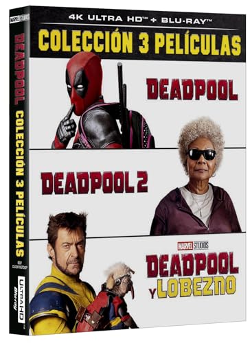 Deadpool 1+2+3 (4K UHD + Blu-ray) Pack 3 Peliculas