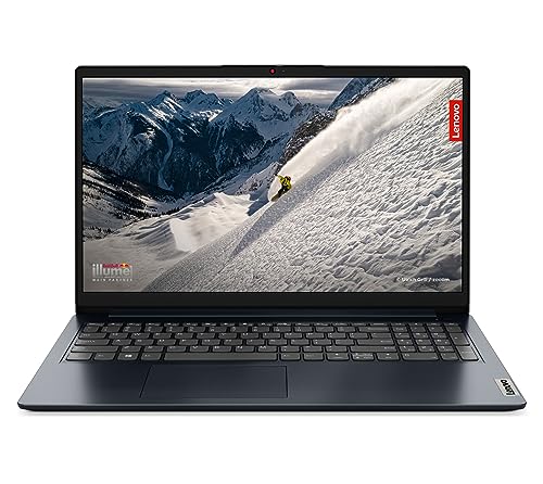 Lenovo IdeaPad 1 Gen 7 Computador portátil FullHD de 15,6" (AMD Ryzen 7 5700U, 8 GB RAM, 512 GB SSD, AMD Radeon Graphics, sem sistema operativo), azul, teclado QWERTY espanhol