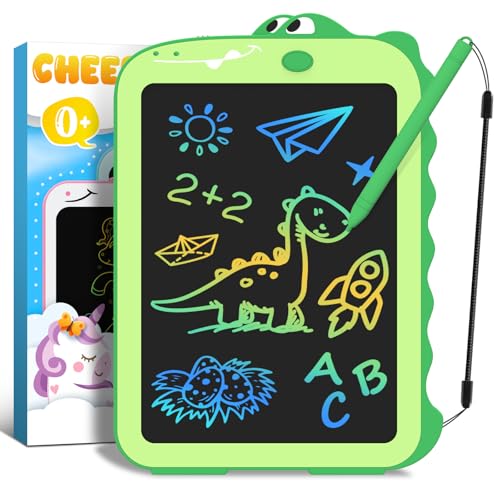 Dinossauros brinquedos crianças presente para menina 2 3 4 5 6 7 8 anos - tablet gráfico escrito com ecrã LCD 8,5 polegadas jogos educativos crianças presente aniversário para viagem carro, avião,