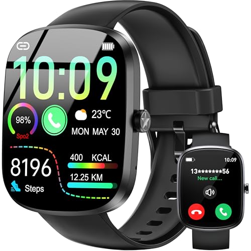 OUKITEL Relógio inteligente homem mulher, 1,91" HD Smartwatch homem mulher com chamadas Bluetooth, 140 modos desportivos Smart Watch, SpO2/monitor de sonho, IP68 impermeável para Android iOS