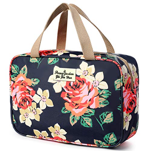 wordmouk Neceser de viagem para cosméticos portátil grande necessidade de maquilhagem organizador, bolsa de higiene pessoal, bolsa de cosméticos armazenamento impermeável, estojo de maquilhagem para