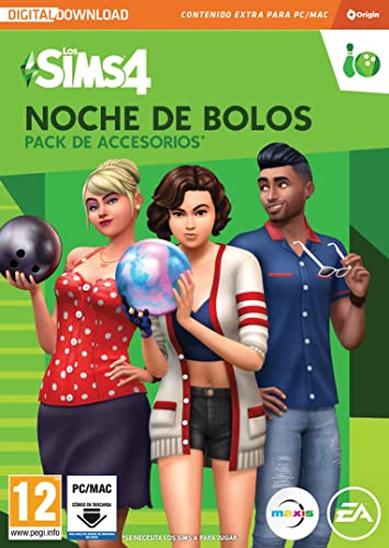 Los Sims 4 Noche de Bolos (SP10) Pack de AccesoriosPCWin-DLC |Videojuegos |Código de descarga directa |Castellano