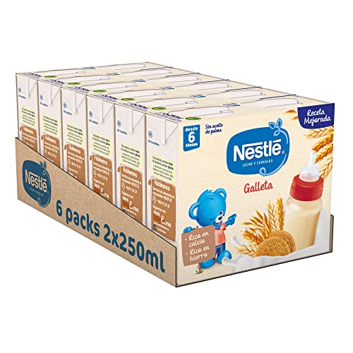 Nestlé Alimentos infantis Nestlé alimentos infantis base de cereais com leite de continuação, 250 ml (embalagem de 12)