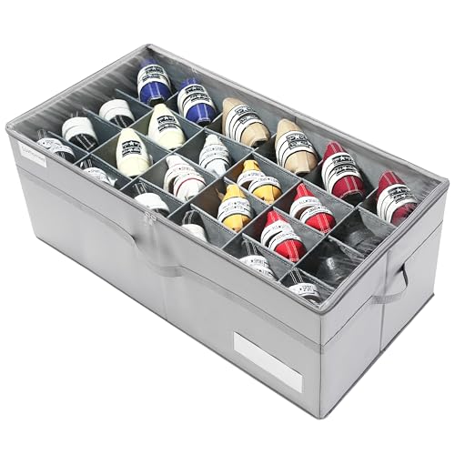 Recipientes organizador de sapatos armário, cabem 24 pares, caixas de armazenamento para sapatos, cubos transparentes para guardar sapatos, poupa espaço gavetas para sapatos com alças reforçadas,