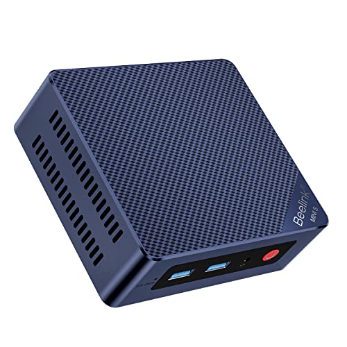 Beelink MINI-S13 Mini PC, 13th Gen Intel Alder Lake-N150 Processor (up to 3,6 GHz) Mini computador, 16 GB RAM 1 TB SSD Business computador de mesa, duplo HDMI/WiFi 6/BT 5.2/RJ444 5/Wol