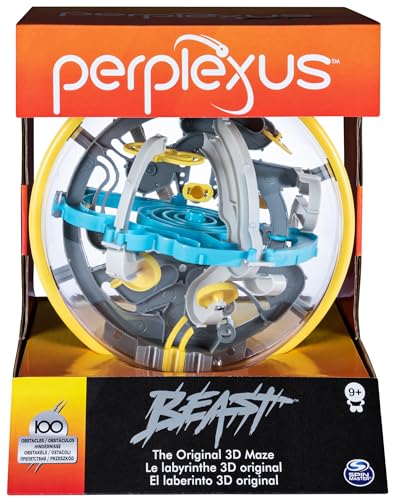 PERPLEXUS - Quebra-cabeças PERPLEXUS BEAST: Bola labirinto 3D com 100 obstáculos - 6053142 - brinquedos crianças 8 anos +