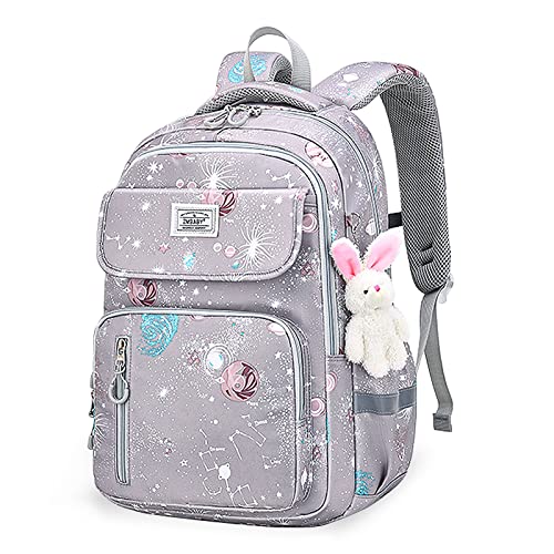 ZYUPHY Mochila menina menino 7-12 anos para mochila escolar mochilas escolares adolescentes mochila infantil impermeável multicompartimento confortável e respirável mochilas primárias