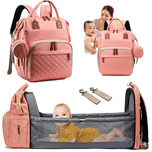 Fexkean Mochilas de fraldas para bebé, saco trocador para bebé com trocador, mochila de bebé unissexo de grande capacidade, impermeável com estilo