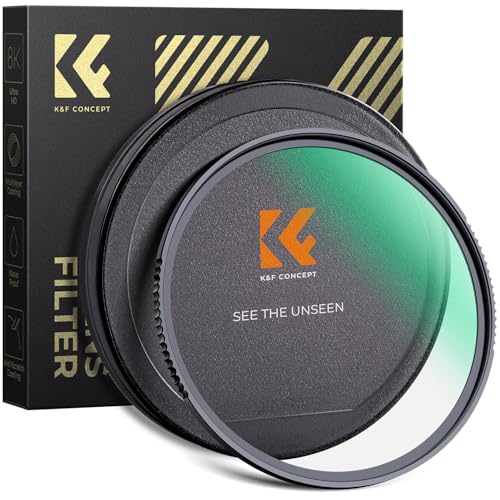 K&F Concept Nano-Xcel Filtro UV de proteção contra choques, 67 mm UV filtro de vidro ótico com 28 camadas revestimento nano para alvo