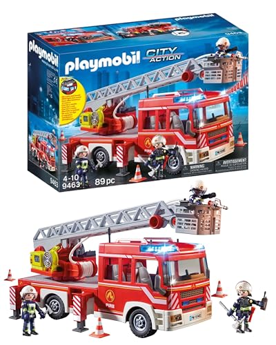 PLAYMOBIL City Action Camião de bombeiros com escada