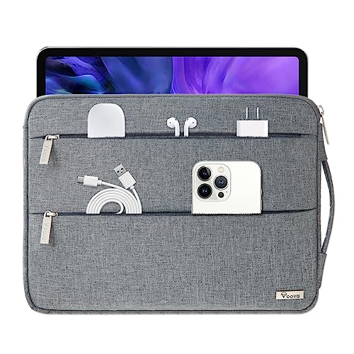 Voova Capa portátil 15 15,6 16 polegadas mala computador para MacBook Air Pro Lenovo ASUS Sumsung DELL Microsoft Surface Jumper Huawei Acer cinzento