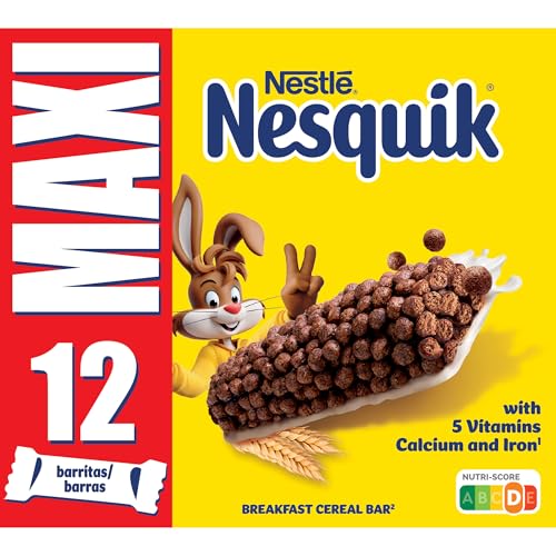 Nestlé Nesquik Barrinhas de cereais, 12 barras de 25 g