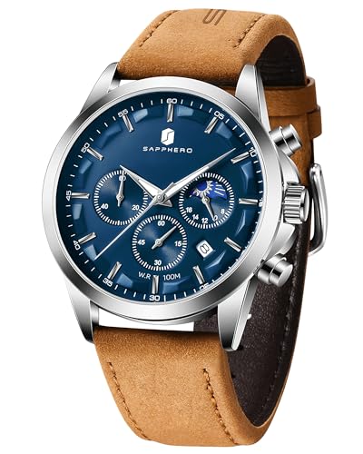 BY BENYAR Relógio para homem desportos casual aço inoxidável data analógica designer cronógrafo resistente à água relógio de quartzo para homem