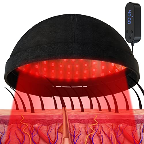 KTS Sistema de terapia a laser para crescimento de cabelo, capacete e chapéu para crescimento de cabelo para homens e mulheres, tratamento de perda de cabelo para perda de cabelo para perda de cabelo