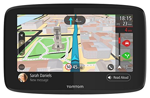 TomTom GO 620 - GPS para carro, 6 polegadas, chamadas mãos livres, Siri, Google Now, atualizações Wi-Fi, tráfego via smartphone e mapas mundiais, mensagens de smartphone