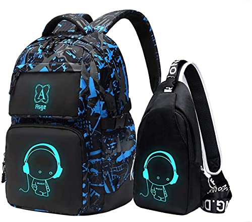 Asge Mochila mala homem mochilas escolares juvenis escolares adolescentes malas grandes mochila computador portátil